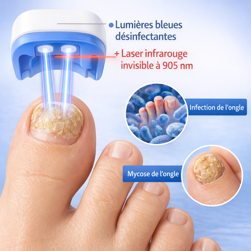 ZenLight™ Pro – Appareil lumineux pour le soin des ongles à domicile