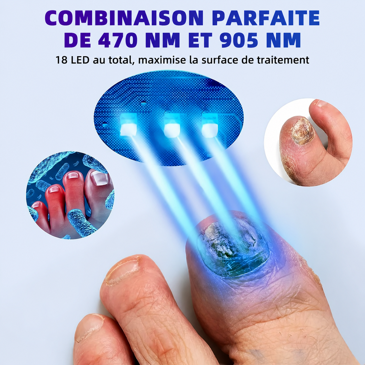 ZenLight™ Pro – Appareil compact pour le soin des ongles à domicile
