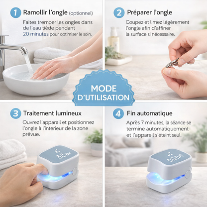 ZenLight™ Pro – Appareil lumineux pour le soin des ongles à domicile