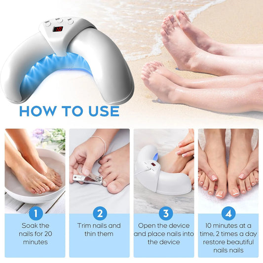 Home Nail Fungus Therapy Laser Device Hand and foot Anti Fungal Tools Onychomycosis instrument Repair Nail Fungus Light Device